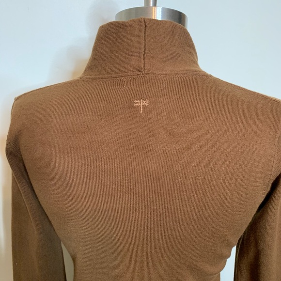 Tyler Boe Cotton Cashmere Knit Dress Chestnut - Picture 5 of 8